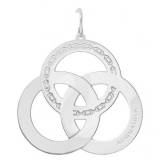 Bijoux Acquadilla Argent Boucles Oreilles Trinity