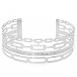 Bijoux Acquadilla Argent Bracelet Manchette Miami