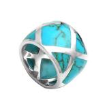 Clio Blue Automne Hiver 2015 Bague Argent 925 et Turquoise