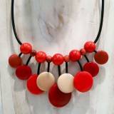 Bijoux Nodova Ivoire Vegetal Ete 2015 Collier Rouge Blanc Bijoux Nodova Ivoire Vegetal Ete 2015 Collier Rouge Blanc