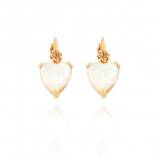 Gas Bijoux Boucles Oreilles Donguette Nacre Blanche Gas Bijoux Boucles Oreilles Donguette Nacre Blanche