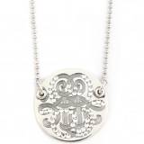 Gas Bijoux Collier Diva Strass Swarovski petit modele Argent Gas Bijoux Collier Diva Strass Swarovski petit modele Argent