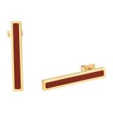 Bangle Up Boucles D Oreilles Baton Bordeaux Bangle Up Boucles D Oreilles Baton Bordeaux