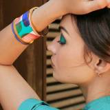 Bangle Up Collection Aqua Manchette Bangle Up Collection Aqua Manchette