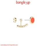 Bangle Up Collection Comete Boucles Oreilles Tangerine Bangle Up Collection Comete Boucles Oreilles Tangerine