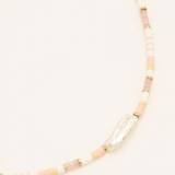 Bijoux Bohm Paris Collier Eliott Agate Rose