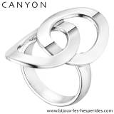 Canyon Bague Argent Massif 925