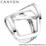 Canyon Bague Argent Massif 925