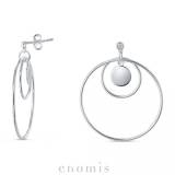 Bijoux Fantaisie Enomis Boucles D Oreilles Louna Argent