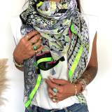 Foulards oversize multicolores Hypnochic Foulards oversize multicolores Hypnochic