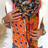 Foulards oversize multicolores Hypnochic Foulards oversize multicolores Hypnochic
