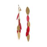 Franck Herval Collection Les Radieuses Cascade Boucles Oreilles Cascade Clips Etain Laiton Noix de Coco Franck Herval Collection Les Radieuses Cascade Boucles Oreilles Cascade Clips Etain Laiton Noix de Coco
