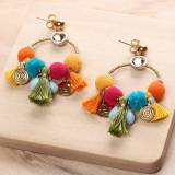 Franck Herval Collection Abella Boucles Oreilles Poussoir Gitanes