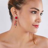 Franck Herval Collection Paloma Boucles Oreilles Clips Multipampilles