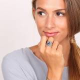 Franck Herval Collection Abby Bague Bleue