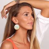 Franck Herval Collection Liane Boucles Oreilles Poussoir 2 Disques