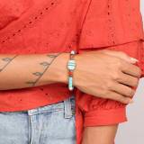 Franck Herval Collection Tina Bracelet Extensible Bleu