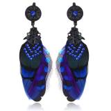 Gas Bijoux 2017 Boucles Oreilles Sao Strass Noir
