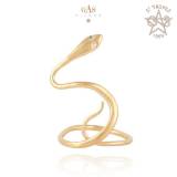 Gas Bijoux Collection Anniversaire Bague Serpent Alya Vermeil Serti Diamant Gas Bijoux Collection Anniversaire Bague Serpent Alya Vermeil Serti Diamant