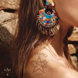 Gas Bijoux Collection Anniversaire Eventail Boucle Oreilles Or Email Pampilles Gas Bijoux Collection Anniversaire Eventail Boucle Oreilles Or Email Pampilles