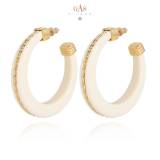 Gas Bijoux Creoles Caftan Torsade Acetate Or Gas Bijoux Creoles Caftan Torsade Acetate Or
