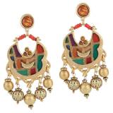 Boucles Oreilles Havana Or Gas Bijoux