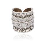 Gas Bijoux Collection Homme Bague Cancun Penna Argent