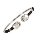 Gas Bijoux Collection Homme Bracelet Duality Scaramouche grand modele Argent Talisman