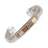 Gas Bijoux Collection Homme Bracelet Mosaique Argent