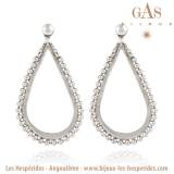 Gas Bijoux Boucles Oreilles Bibou Mini Argent Gas Bijoux Boucles Oreilles Bibou Mini Argent
