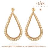 Gas Bijoux Boucles Oreilles Bibou Mini Or Gas Bijoux Boucles Oreilles Bibou Mini Or