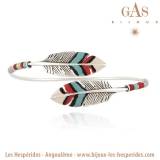 Gas Bijoux Bracelet Duality Penna Argent Gas Bijoux Bracelet Duality Penna Argent