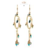 Collection Cocoa Boucles Oreilles Or Perles et Pierres Fines Gas Bijoux