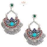 Collection Eventail Boucles Oreilles Argent Perles et Pierres Fines Gas Bijoux