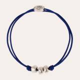 Bracelet Lien Coulissant Caillou Argent Blue Marine Gas Bijoux Homme Bracelet Lien Coulissant Caillou Argent Blue Marine Gas Bijoux Homme