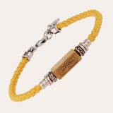 Bracelet Sea Vilebrequin Jaune et Argent Gas Bijoux Homme Bracelet Sea Vilebrequin Jaune et Argent Gas Bijoux Homme