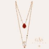Gas Bijoux Collier Scapulaire Or