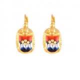 Gas Bijoux Boucles Oreilles Scaramouche Or Gas Bijoux Boucles Oreilles Scaramouche Or