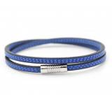 Hector et Virgile Bracelet Triton Double Bleu Gitane