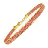 Bijoux Les Gens du Sud Bracelet Perles de Verre Orange