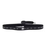 Les Interchangeables Choker Bijoux Losange Noir Cristaux Swarovski