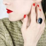 Taratata Automne Hiver 2016 Bague Audrey Argent Bleu Taratata Automne Hiver 2016 Bague Audrey Argent Bleu