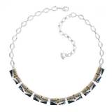 Taratata Automne Hiver 2016 Collier Audrey Argent Bleu Taratata Automne Hiver 2016 Collier Audrey Argent Bleu