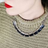 Taratata Automne Hiver 2016 Collier Audrey Argent Bleu Taratata Automne Hiver 2016 Collier Audrey Argent Bleu