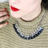Taratata Automne Hiver 2016 Collier Audrey Argent Bleu Taratata Automne Hiver 2016 Collier Audrey Argent Bleu
