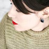 Taratata Automne Hiver 2016 Dormeuses Audrey Argent Bleu Taratata Automne Hiver 2016 Dormeuses Audrey Argent Bleu
