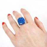 Taratata Automne Hiver 2016 Bague Australia Argent Bleu Taratata Automne Hiver 2016 Bague Australia Argent Bleu