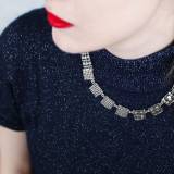 Taratata Automne Hiver 2016 Collier Metallos Argent Taratata Automne Hiver 2016 Collier Metallos Argent