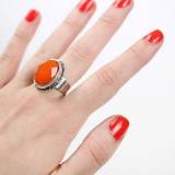 Taratata Automne Hiver 2016 Bague Panam Argent Orange Taratata Automne Hiver 2016 Bague Panam Argent Orange