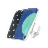 Taratata Automne Hiver 2016 Bague Pop Art Bleu Taratata Automne Hiver 2016 Bague Pop Art Bleu